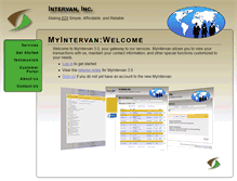 Tablet Screenshot of my.intervan.com